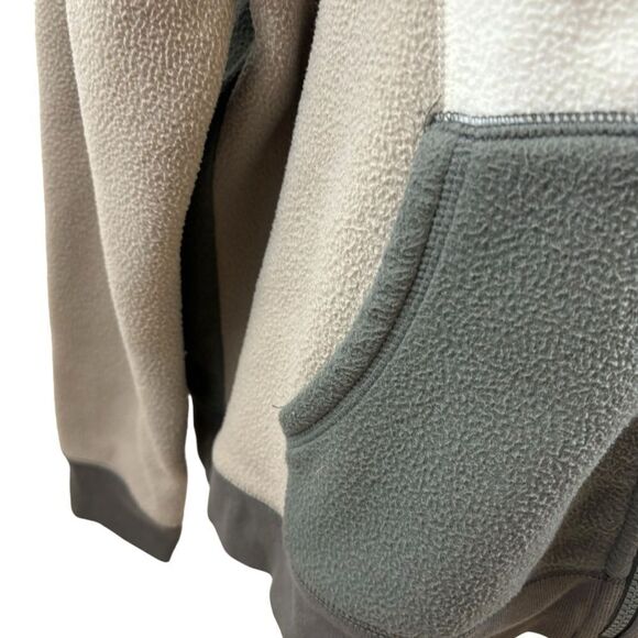 Ladies Madewell Made Weekends Longer Color Block Full Zip Fleece Jacket Large - Picture 2 of 10